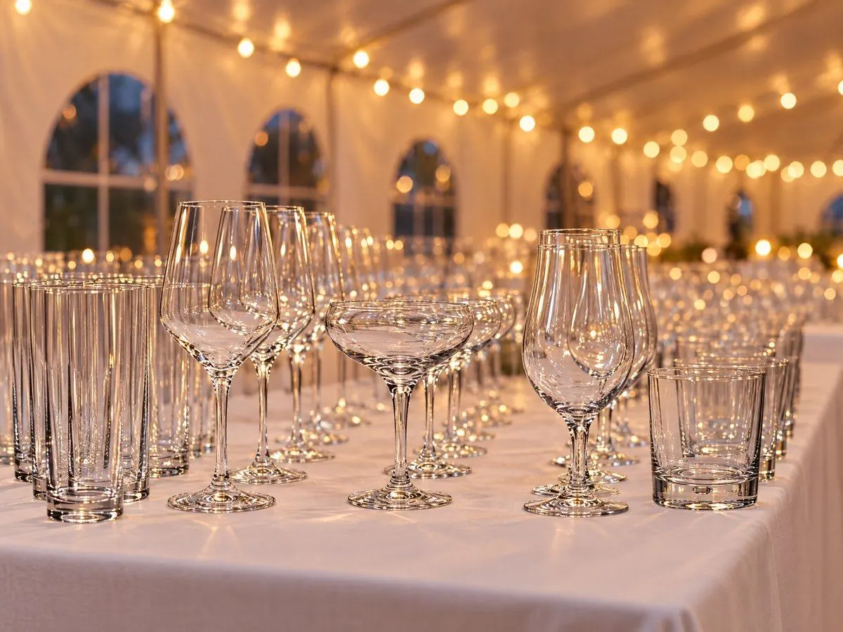 Glassware from RentEvent